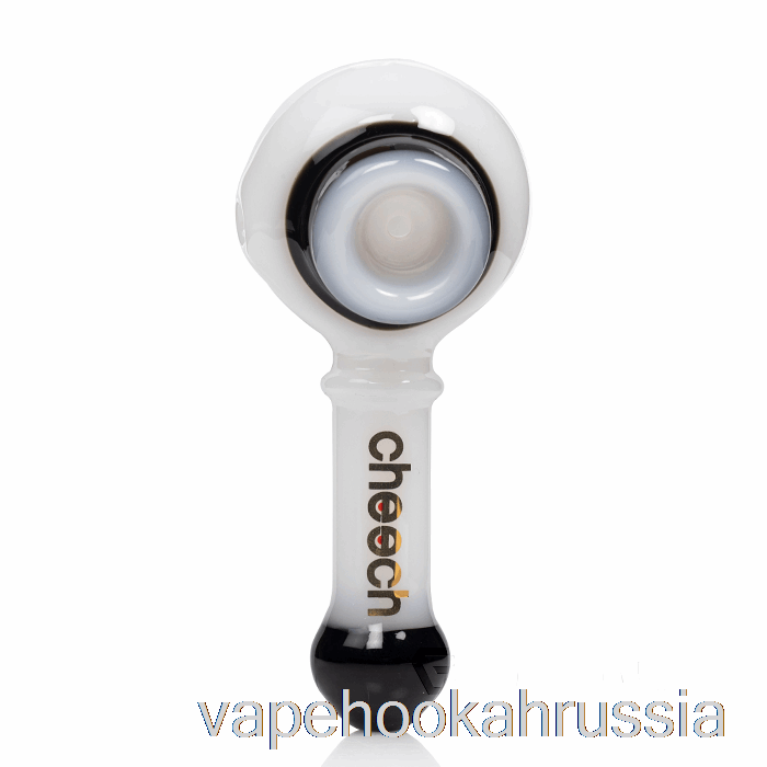 стеклянная трубка для сока для вейпа, двойная ложка, черный/белый